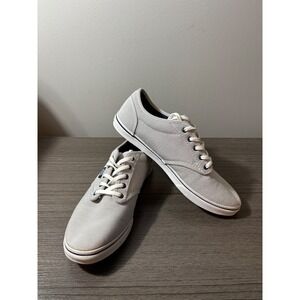 Vans Womens Blue and White Pinstripe Lace‎ Up Low Top Sneaker Size 9